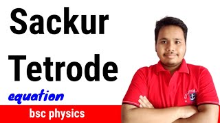 sackur tetrode equation  sackur tetrode equation derivation [upl. by Dace]