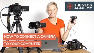 How to connect a camera to your computer for Live Streaming Zoom or webinars [upl. by Malilliw]