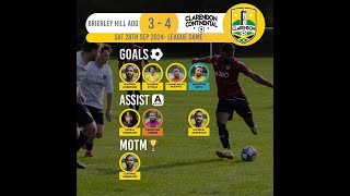 Brierley Hill A O G 3  4 Clarendon Continental FC Sat 28th Sep 2024  League Game [upl. by Pendergast]