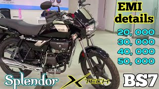 Hero Splendor Plus Xtec Bs7 E20 OBD2 Model 2023 Price Detail  Down Payment💰 Loan Details🔥 EMI [upl. by Ael]