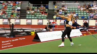 Womens Javelin Throw Complete Bislett Games Diamond League Bislett Stadion Oslo July 1 2021 [upl. by Nosreh]