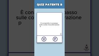 Quiz ufficiale per la patente B perte patente [upl. by Nywloc]