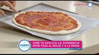 Diferencias entre pizza al molde y a la piedra [upl. by Macknair]