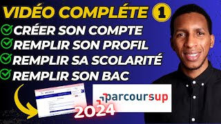 Comment remplir son Compte Parcoursup  Sinscrire remplir son profil remplir sa scolarité [upl. by Carlita]