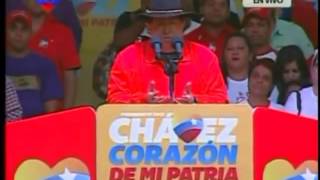 18 Jul 2012 Hugo Chávez en San Juan de Los Morros Guárico [upl. by Komara]