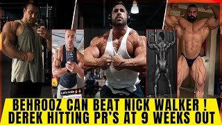 Derek hitting PRs this close to Olympia  Behrooz can Beat Nick Huge Brandao  Wesley  Andrew [upl. by Marabelle]