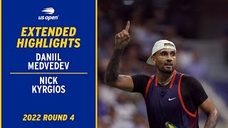 Daniil Medvedev vs Nick Kyrgios Extended Highlights  2022 US Open Round 4 [upl. by Posehn]