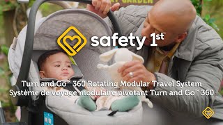 Safety 1st Canada  Turn and Go 360 Rotation Modular Travel System  Lifestyle Video [upl. by Oinotnaocram358]