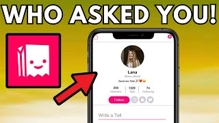 How To Know Who Asked You On Tellonym [upl. by Gambell]