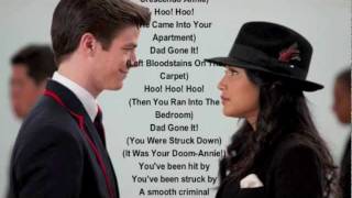 Glee Smooth Criminal Lyrics [upl. by Reggi420]