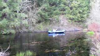 Sevylor colorado Canoe practice [upl. by Arbmat]