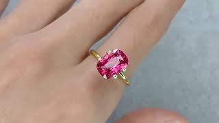 M829 MAHENGE SPINEL 503CT BERRY PINK TANZANITE NEON PINK GEMSTONES [upl. by Daniele859]