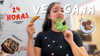 INTENTANDO SER VEGANA POR 24 HORAS🥦🍚 reto [upl. by Rendrag832]