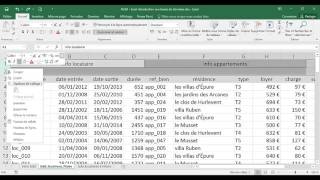 Excel  1 Basique  Cours Introduction aux bases de données [upl. by Eelrahs]