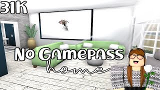 Bloxburg No Gamepass House 31k [upl. by Enyrehtac]