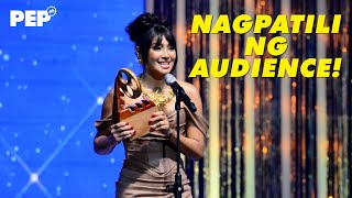 MMFF 2022 Best Actress Nadine Lustre nagpakilig sa acceptance speech [upl. by Adelaja]