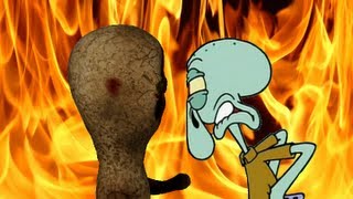 Squidward and SCP173 [upl. by Arlinda]