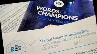 Scripps National Spelling Bee  Fourth Grade Spelling Test  50 Words List 20212022 [upl. by Llevram536]