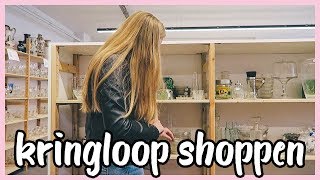 SHOPPEN BIJ DE KRINGLOOPWINKEL  SHOPLOG [upl. by Haliehs651]