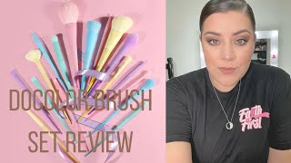 Docolor 17 Piece Brush Set Review amp Demo 🤍✨  Affordable Amazon Set [upl. by Agustin]