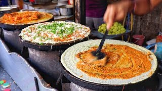 Anand Dosa Mumbai  Indias No1 Dosa Stall  Jini Dosa Recipe  Indian Street Food Recipe [upl. by Laureen]