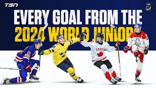 EVERY GOAL FROM THE 2024 WORLD JUNIOR CHAMPIONSHIP [upl. by Rehpinej]