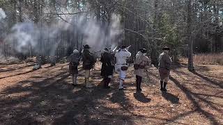 Battle of Cowpens Firing Demonstraition history americanhistory revolutionarywar FiringDemo [upl. by Mairim]