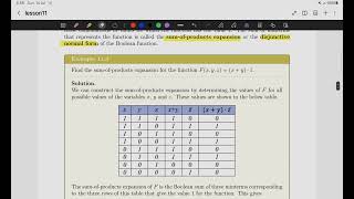 Disjunctive and Conjunctive Normal Forms Part 02 [upl. by Wilkinson]