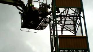 Egham Fire Station Open Day Tower rescue [upl. by Graf436]