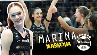 Marina Markova  vakifbank vs Sariyer Bld  Turki volleyball League 2024 [upl. by Aibat407]