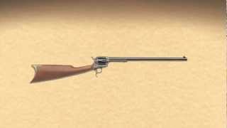 Uberti 1873 Revolver Carbine Cartridge Revolver [upl. by Attenweiler]