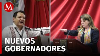 Nuevos gobernadores asumen en Morelos y Yucatán [upl. by Ahtennek808]