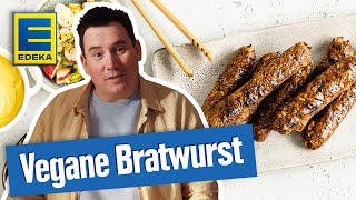 Vegane Bratwurst Rezept  Fleischlose Grillideen [upl. by Asher]