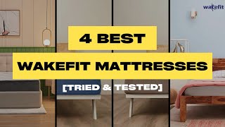 4 Best Wakefit Mattresses that Worth Your MONEY [upl. by Gilcrest956]