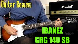 IBANEZ GRG140 SB  Demo Guitar [upl. by Deevan]