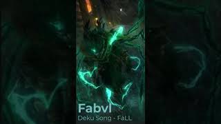 Fall by Fabvl Deku MHA Song [upl. by Neeliak349]