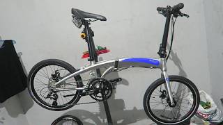 FNHON Tornado Folding Bike Disc Brake [upl. by Nwavahs]