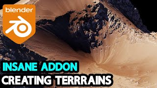 Blender Addon For Creating Terrains l Terrainnodes [upl. by Eerihs593]