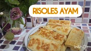 Cara membuat Risoles isi ayam kaplaleama4308 risolesayam [upl. by Anerom]