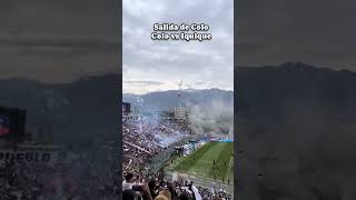 SALIDA DE COLO COLO VS Iquique colocoloeschile colocolooficial torneochileno shorts [upl. by Raddie]