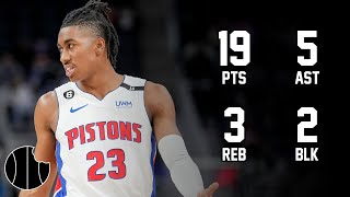 Jaden Ivey Highlights  Pistons vs Spurs  10th Jan 2024 [upl. by Earleen]