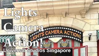 LIGHTS CAMERA ACTION at UNIVERSAL STUDIOS SINGAPORE UniversalStudiosSingapore TaraAnythingGoes [upl. by Hazelton]