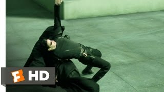 Rooftop Showdown  The Matrix 79 Movie CLIP 1999 HD [upl. by Adnot]