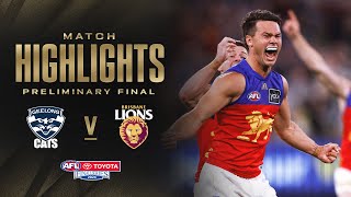 Geelong Cats v Brisbane Lions Highlights  Preliminary Final 2024  AFL [upl. by Enier222]