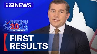 First election results start to roll in for 2024 Queensland Election  9 News Australia [upl. by Paff]