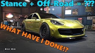 Need For Speed Payback STANCENATION  OFFROAD Porsche Panamera Full Build [upl. by Lockhart738]