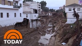 Devastating flash floods in Spain leaves over 200 people dead [upl. by Martel]