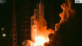 Full Ariane 5 ECA VA232  Intelsat 33e  Intelsat 36 launch coverage [upl. by Weingartner]