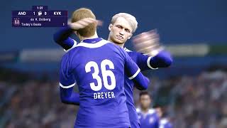 RSC Anderlecht  KV Kortrijk PES 2021 GAMEPLAY [upl. by Thayne701]