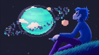 Gorillaz andromeda 8bit visual [upl. by Maunsell535]